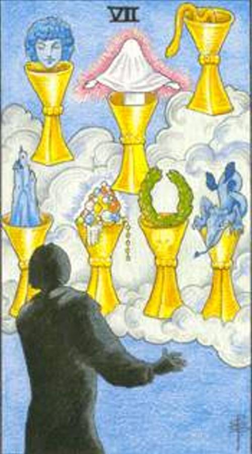 seven of cups daily card