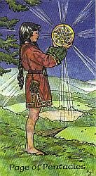 Tarot Page of Coins