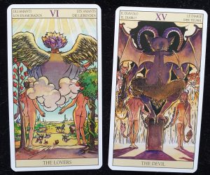 Tarot of the New Vision Lovers and the Devil
